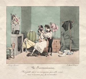 Administrative Customs: Supernumerary by Henry Bonaventure Monnier