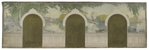 Sketch for Asnières Town Hall: The Seine at Clichy Bridge