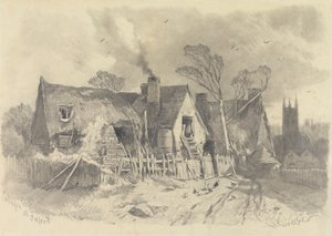Cottages at Oxford by Henry Bright