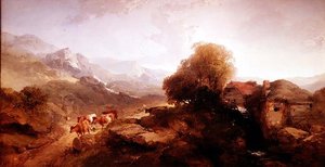 Welsh Landscape by Henry Bright