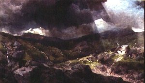 Welsh Mountain Scene