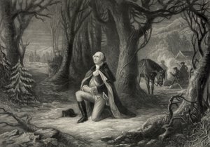 The Prayer At Valley Forge by Henry Brueckner