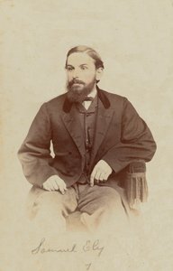 Carte-de-visite Portrait of Samuel Ely, 1862-1869 by Henry C. Phillips