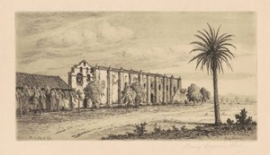 Mission San Gabriel Arcángel by Henry Chapman Ford