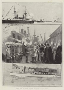 Arrival of the King of Siam, His Majesty and the Duke of York at Spithead