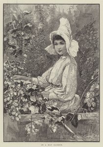In a Hop Garden by Henry Charles Seppings Wright