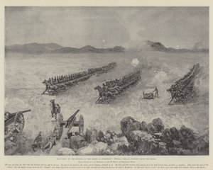 Klip Drift on the Morning of the Relief of Kimberley, General French Sweeping Aside the Enemy