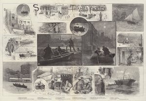 Sketches of the Thames Police