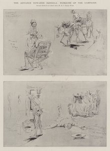 The Advance towards Dongola, Humours of the Campaign by Henry Charles Seppings Wright