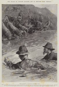 The Escape of Captains Haldane and Le Mesurier from Pretoria by Henry Charles Seppings Wright