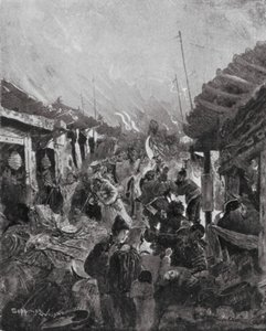 The Looting of Peking by the Rebel Li by Henry Charles Seppings Wright