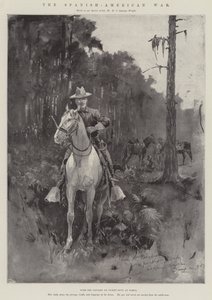 The Spanish-American War, with the Cavalry of Picket Duty at Tampa by Henry Charles Seppings Wright