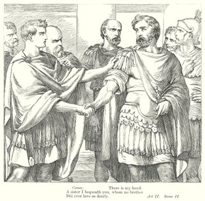 Antony and Cleopatra by Henry Courtney (after) Selous