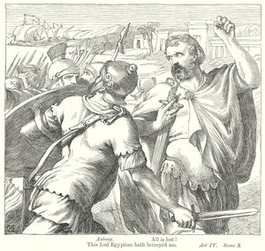 Antony and Cleopatra by Henry Courtney (after) Selous