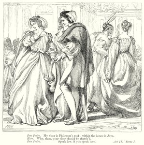 Much Ado About Nothing by Henry Courtney (after) Selous