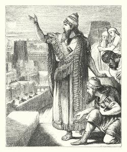 Nebuchadnezzar at Babylon by Henry Courtney (after) Selous