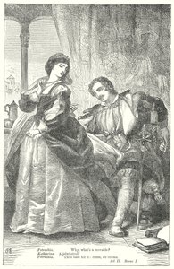 The Taming of the Shrew by Henry Courtney (after) Selous