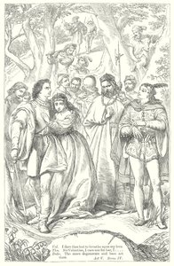 The Two Gentlemen of Verona by Henry Courtney (after) Selous
