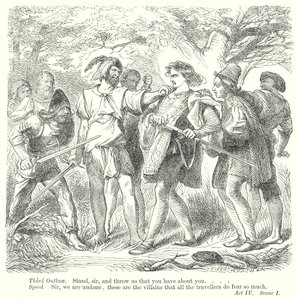 The Two Gentlemen of Verona by Henry Courtney (after) Selous