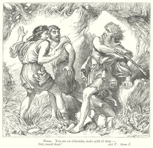 Timon of Athens by Henry Courtney (after) Selous