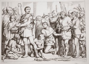 How Hereward Played the Potter and Cheated the King, Illustration from Hereward the Great by Charles Kingsley by Henry Courtney Selous