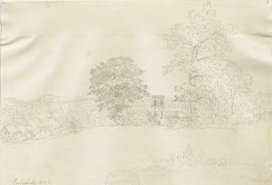 Eccleshall Village by Henry Curzon Allport