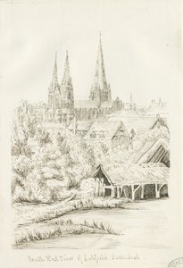 Lichfield Cathedral - South West View