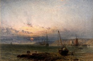 Coast Scene, Sunset