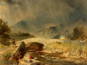Stormy Weather near Ambleside, Cumbria, 1846 by Henry Dawson