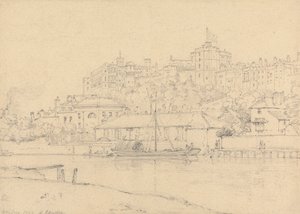 Windsor Castle from the Brocas by Henry Edridge