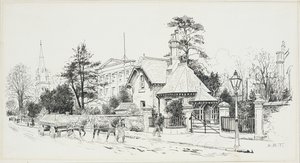 Didsbury Wesleyan College by Henry Edward Tidmarsh