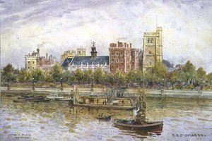 Lambeth Palace and Church by Henry Edward Tidmarsh