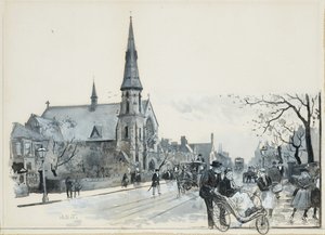 Longsight Wesleyan Chapel by Henry Edward Tidmarsh