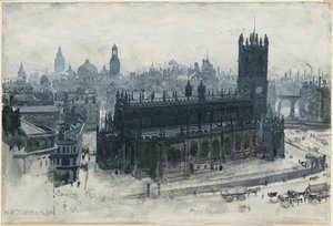 Manchester from the Grammar School by Henry Edward Tidmarsh