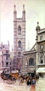 St Mary Aldermary, Queen Victoria Street by Henry Edward Tidmarsh