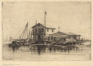 On the Creek, Long Island by Henry Farrer