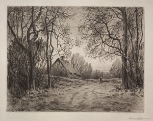 Winter Evening by Henry Farrer