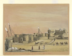Part of the Native Town of Kurachee (Karachi), April 1851 by Henry Francis Ainslie