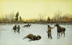 A Lucky Shot by Henry Francois Farny
