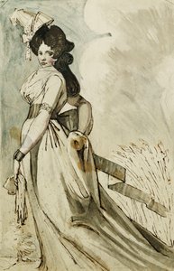 A Lady Walking by Johann Heinrich Füssli