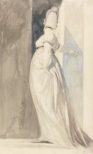 Back View of a Standing Female, Called Mrs. Fuseli by Johann Heinrich Füssli