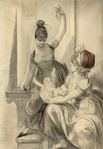 Mother and Her Family in the Country by Johann Heinrich Füssli