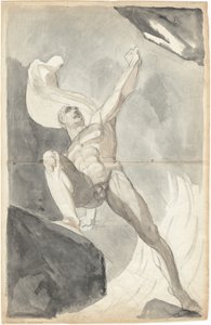 Satan Defying the Powers of Heaven by Johann Heinrich Füssli