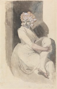 Study of a Seated Woman by Johann Heinrich Füssli