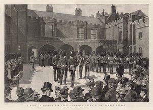Changing the guards at St James