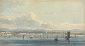 Sidmouth from Offshore by Henry Haseler