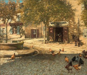 A Provencal Forge by Henry Herbert La Thangue