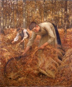 Gathering Bracken, c.1899 by Henry Herbert La Thangue