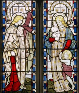 Faith and Charity, 1871 by Henry Holiday