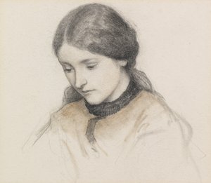 Head of a Girl by Henry Holiday